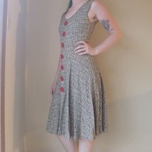 Effie's Heart polka dot sleeveless dress